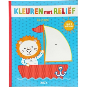  Kleuren op nummer: kleuren met relief- boot